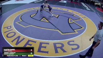 Cons. Round 1 - Owen Cooley, Lincoln Christian vs Austin Engel, Adams Central