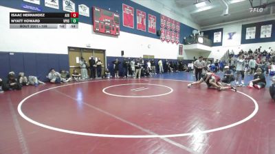 159 lbs Quarterfinal - Isaac Hernandez, ASG vs Wyatt Howard, Villa Park High School