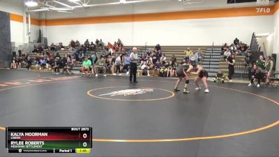 144-145 lbs Round 5 - Kalya Moorman, Lisbon vs Rylee Roberts, Meskwaki Settlement