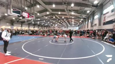 65 lbs Champ. Round 2 - Ayden Carroll, Grappling Gamers vs Ryan McGiveran, 3F Wrestling