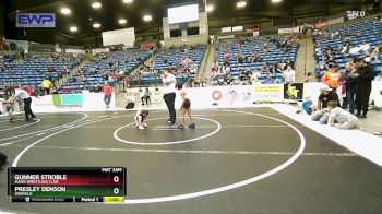 64 lbs Quarterfinal - Gunner Stroble, Maize Wrestling Club vs Presley Denson, Winfield