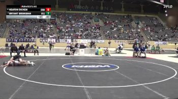 106 lbs Cons. Semi - Keaton Dicken, Conner vs BRYANT BRINKMAN, Ryle