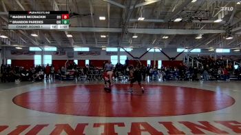 157 lbs Champ. Round 1 - Magnus McCrackin, Simon Fraser (B.C.) vs Brandon Paredes, Chadron State