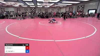 100 lbs Round Of 16 - Carter Greco, Nj vs Kameron Harrell, Va