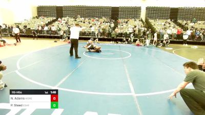 115-H lbs Quarterfinal - Nicholas Adams, West Orange vs Peter Steed, Egg Harbor