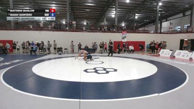 57 kg Cons. Quarters - Matthew Marlow, Pittsburgh Wrestling Club vs Isaiah Quintero, Boilermaker RTC