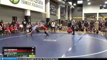 120 lbs Round 5 (12 Team) - Lily Weinreich, Grand View vs Makayla Liska, Grit And Grace