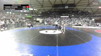 Boys 4A 165 lbs 3rd Place Match - Gabriel Fragoso, South Kitsap vs Noah Holman, Gonzaga Prep