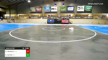 82 lbs Consolation - Ashlyn Masters, Pryor Tigers vs Sarai Cortez, Gilroy Hawks