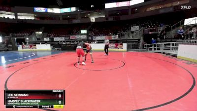 200 lbs Round 2 - Leo Serrano, Humboldt vs Harvey Blackwater, Dennehotso Boarding School