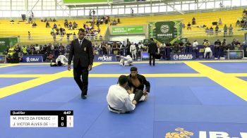 MATHEUS PINTO DA FONSECA SANTOS vs JOÃO VICTOR ALVES DE AGUIAR 2024 Brasileiro Jiu-Jitsu IBJJF
