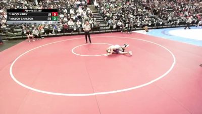 6A 126 lbs Quarterfinal - Lincoln Rex, Lehi vs Mason Carlson, Syracuse