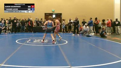 120 lbs Champ. Rd Of 16 - Aaron Szumowski, Triumph Trained vs Jagger Locke, Bishop McCort