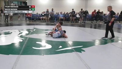 120 lbs Consi Of 64 #2 - Tyler Verceles, MD vs Rayce Watson, OH