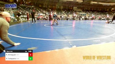 80 lbs Semifinal - Ricky Almaguer, Victory WC vs Raymond Catapano, VHW