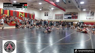 Youth-110 lbs Semifinals (8 Team) - Blake Sokolowski, Phillipsburg vs Mason Hayek, Mount Olive