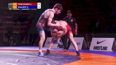 61 lbs 3rd Place - Shota Phartenadze, GEO vs Gamzatgadzhi Khalidov, HUN