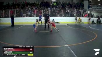 40 lbs Cons. Round 2 - Siah Savaya, Redhawks WC (Troy) vs Leo Zabel, L`Anse Creuse WC