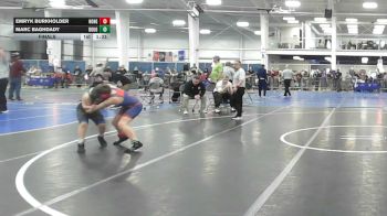 99 lbs Final - Emryk Burkholder, None vs Marc Baghdady, Doughboys WC