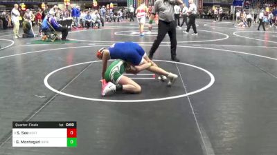 100 lbs Quarterfinal - Sabrina See, North East vs Gianna Montegari, Governor Mifflin