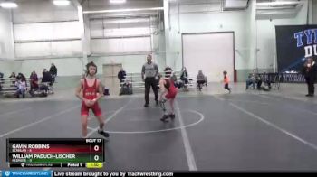 76 lbs Round 5 (8 Team) - Gavin Robbins, Scanlan vs William Paduch-Lischer, Rednose