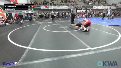 119 lbs Consolation - Eli Pingleton, Collinsville Cardinal Youth Wrestling vs Axel Booth, Sperry Wrestling Club