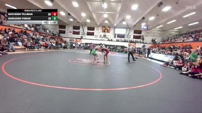 125 B 1st Place Match - Harleigh Fenus, Kelly Walsh vs Kayleigh Tillman, Riverton