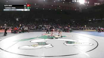 6A/5A Girls 100 Cons. Semi - Faith Gray, Redmond Girls vs Hannah Trinh, West Linn Girls