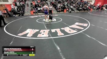 215 lbs Cons. Round 4 - Isaak Smith, Rockton (Hononegah) vs Brian Petrancosta, Carol Stream (GLENBARD NORTH)