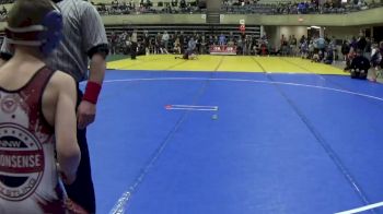 80 lbs Quarterfinal - Ben Luchsinger, New Prague vs Micah Donahue, No Nonsense Wrestling