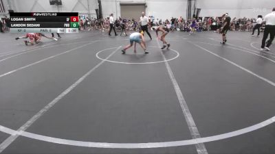 98 lbs Round 1 (6 Team) - Landon Sedani, Prime Wrestling Black vs Logan Smith, Sly Fox