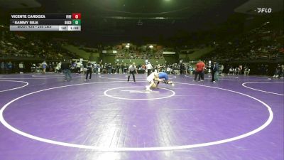 285 lbs Round Of 16 - Vicente Cardoza, Firebaugh vs Sammy Seja, Buchanan