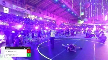74 lbs Quarterfinal - Silas Templar, Run To Danger vs Cruz Prasnicki, Sniper Wrestling Academy