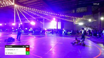 66 lbs Quarterfinal - Jose Campos Jr, Unattached vs William Whaley, Laurel Matburners