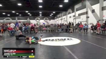 80 lbs Round 2 (8 Team) - Wyatt Melchi, Fort Hammers vs Zavier Olver, Team Alien