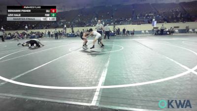 100 lbs Quarterfinal - Benjamin Fisher, Salina Wrestling Club vs Levi Hale, Powerhouse Wrestling