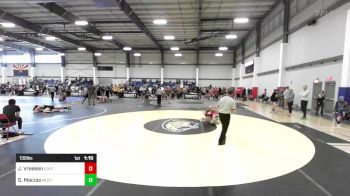 130 lbs Quarterfinal - Jake Vreeken, Cortez vs Sergio Macias, Mustang WC