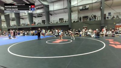 16U Girls FS - 115 lbs Cons. Semis - Paxton Steele, OR vs Hepua Salter, HI