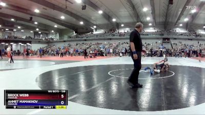 138 lbs Cons. Round 3 - Ahmet Mamakhov, Missouri vs Brock Webb, Missouri