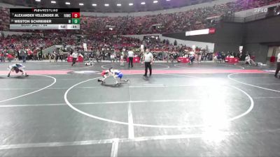 54 lbs Cons. Round 3 - Weston Schreiber, St Croix Central vs Alexander Vellender Jr., Fort Atkinson Wrestling Club