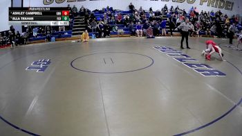 106 lbs Semifinal - Ashley Campbell, General Mclane Hs vs Ella Trahan, Fort Cherry Hs