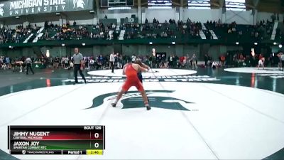 149 lbs Quarterfinal - Jimmy Nugent, Central Michigan vs Jaxon Joy, Spartan Combat RTC