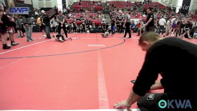 40 lbs Quarterfinal - Remi Norrell, F-5 Grappling vs Tate Cox, Kansas Mayhem 11u