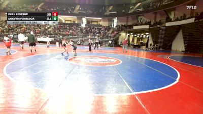 76 lbs Round Of 16 - Dean Lesesne, Cherokee Jr Warrior Wrestling vs Drayvin Fonteboa, Gilmer Bobcats