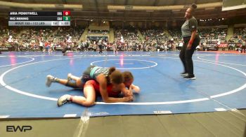 112 lbs Quarterfinal - Aria Pennywell, Driller Wrestling Club vs Rio Rening, California Grapplers