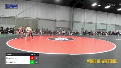 135 lbs Rr Rnd 5 - Hunter Avalos, Untouchables 14u White vs Kingston ` Rooster` Sikes, LWA 14u