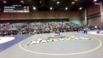 106 lbs Champ. Round 2 - Zane DeLeon, Rancho Bernardo vs Archie Mendez, Fernley