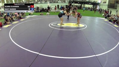 207 lbs Alaina Claassen, Pennsylvania Red vs Macy Barber, Nebraska