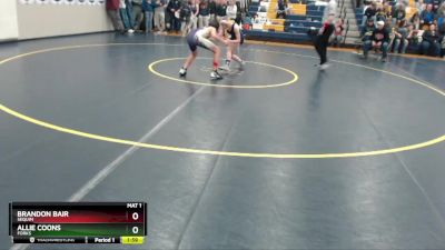 106 lbs Round 1 - Brandon Bair, Sequim vs Allie Coons, Forks