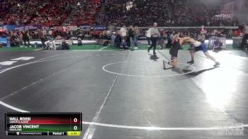 5A 120 lbs Quarterfinal - Will Rossi, Coeur D Alene vs Jacob Vincent, Highland